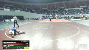 4A-126 lbs Quarterfinal - Leonardo Michel, Stayton vs Landon Lavey, Crook County