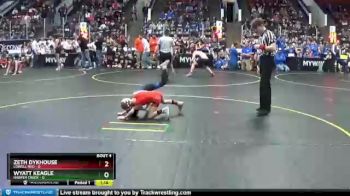 49 lbs Round 2 (4 Team) - Zeth Dykhouse, Lowell Red vs Wyatt Keagle, Harper Creek