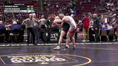 215 lbs 3rd Place - Braedon Welsh, Fort Cherry vs Sawyer Robinson, Towanda