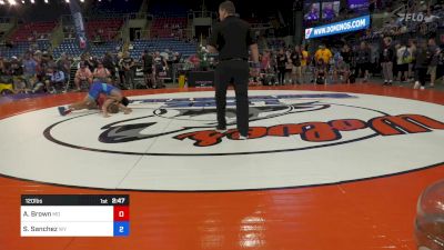 120 lbs Rnd Of 128 - Austin Brown, MO vs Sammy Sanchez, WY