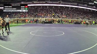 D2-150 lbs Cons. Round 1 - Sebastian Jundy, De La Salle Collegiate vs Sean King, Southgate Anderson HS