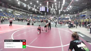 78 lbs Quarterfinal - Julian Rey Salinas, Brighton WC vs Charlie Haneborg, Mwd