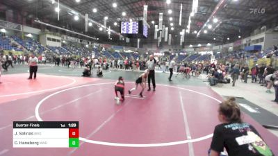 78 lbs Quarterfinal - Julian Rey Salinas, Brighton WC vs Charlie Haneborg, Mwd