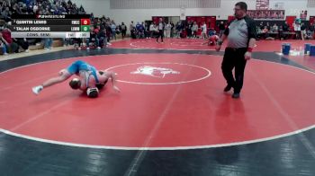 160 lbs Cons. Semi - Talan Osborne, Lake Crystal Wellcome Memorial Area vs Quintin Lewis, Fulda-Murray Cty Central