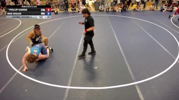 225 lbs Champ. Round 2 - Phillip Harris, STMA vs Wes Wolke, MN Elite