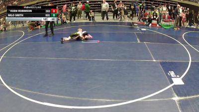 44 lbs Cons. Semis - Koen Robinson, Shootbox vs Milo Smith, Montrose Elite