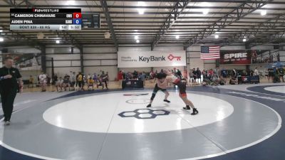 65 kg Cons. Rd Of 64 - Cameron Chinavare, Chippewa Wrestling Club vs Aiden Pina, Kansas