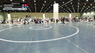 132 lbs Cons. Rd Of 16 - Luis Alvarado, Silver vs Ethan Pick, Threestyle