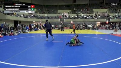 50 lbs Quarterfinal - Collin Krumrei, Grapplers vs Everett Kruger, Waseca