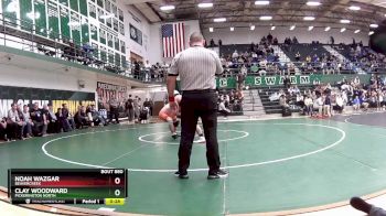 190 lbs 3rd Place Match - Noah Wazgar, Beavercreek vs Clay Woodward, Pickerington North