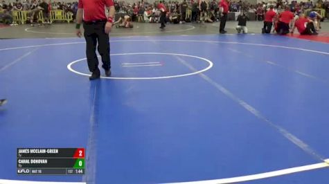 120 Quarter-Finals - James Mcclain-green, Tx vs Cahal Donovan, Ny