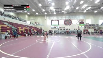 100 lbs Champ. Round 1 - Aliayha Torres, Middleton vs Cara Burrup, Fruitland