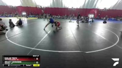 215 lbs Round 4 (16 Team) - Kailar Tritz, Wisconsin Rapids vs Brady Lehnherr, Aquinas