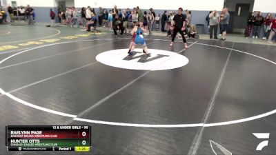 95 lbs Rr2 - Hunter Otts, Chugach Eagles Wrestling Club vs Raelynn Page, Baranof Bruins Wrestling Club