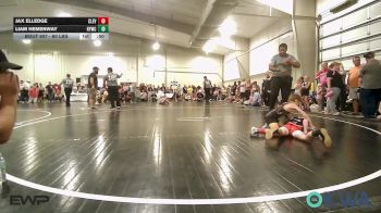 60 lbs Round Of 16 - Jax Elledge, Cleveland Takedown Club vs Liam Hemenway, Hilldale Youth Wrestling Club