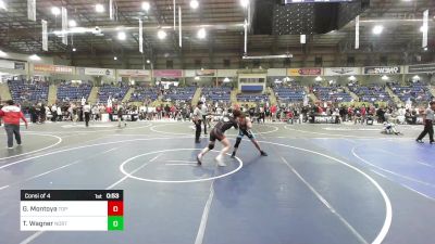 190 lbs Consi Of 4 - Gene Montoya, Top Of The Rock vs Tavery Wagner, North HS