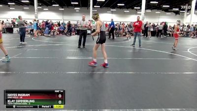 88 lbs Round 6 (8 Team) - Hayes Ingram, Ohio Gold vs Klay Dimmerling, Team Germantown