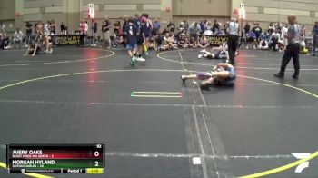 92 lbs Round 2 (4 Team) - Morgan Hyland, Untouchables vs Avery Oaks, Beast Mode WA Green