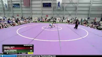 106 lbs Quarters & 1st Wb (16 Team) - Ezekiel Witt, Kansas Blue vs Talan Parsons, Team Michigan Blue