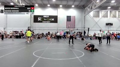 76 lbs Round 2 (6 Team) - George Howard, Prestige Worldwide vs Royce Marshall, Mat Assassins Red