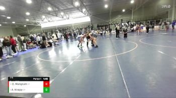 175 lbs Quarterfinal - Elijah Mangrum, Sanderson vs Austin Knapp, Champions Wrestling Club