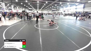 144 lbs Consi Of 16 #1 - Kodi Ferguson, AZ Heat WC vs Mason Van Roekel, Takedown Industries