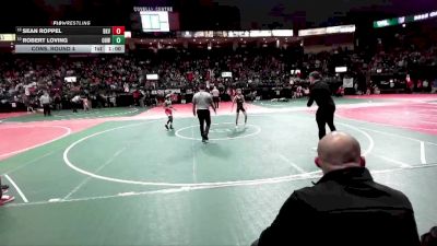 75 lbs Cons. Round 4 - Sean Roppel, BKV1 vs Robert Loving, OHW1