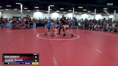 106 lbs Quarters & 1st Wb (16 Team) - Izaya Schickley, Pennsylvania Blue vs Domenek Williams, Minnesota Red