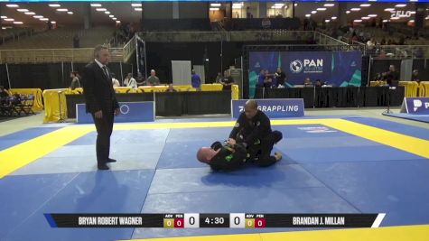 Brandan J. Millan vs Bryan Robert Wagner 2025 Pan Jiu Jitsu IBJJF Championship