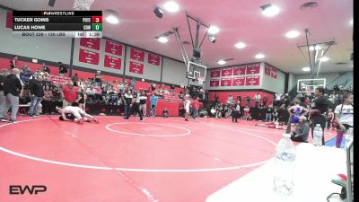 126 lbs Semifinal - Tucker Goins, Poteau vs Lucas Howe, Coweta