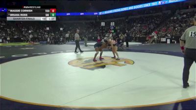 115 lbs Quarterfinal - Maggie Cornish, Tesoro (SS) vs Briana Ross, San Marcos (SD)