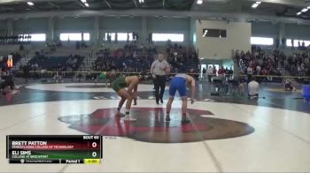 149 lbs Champ. Round 1 - Brett Patton, Pennsylvania College Of Technology vs Eli Sims, College At Brockport