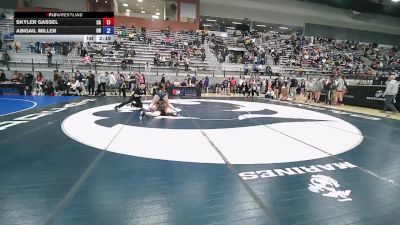 U23 Women - 65 lbs Cons. Round 3 - Skyler Gassel, CA vs Abigail Miller, OH