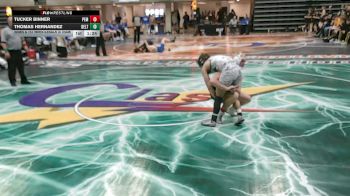 139 lbs Semis & 1st Wrestleback (8 Team) - Tucker Binner, Plainview-Elgin-Millville, MN vs Thomas Hernandez, Delta, OH