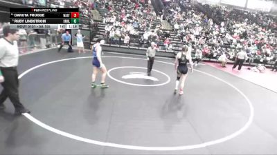 5A 155 lbs Quarterfinal - Ruby Lindstrom, Salem Hills vs Dakota Frogge, Wasatch