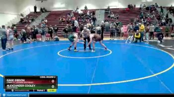170 lbs Cons. Round 2 - Gage Gibson, Lingle-Ft. Laramie/Southeast vs Alexzander Cooley, Green River