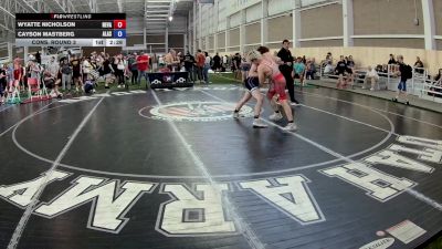 144 lbs Cons. Round 3 - Wyatte Nicholson, Nevada vs Cayson Mastberg, Alaska