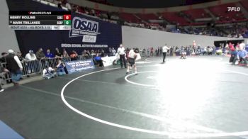 4A Boys 113 lbs Cons. Round 2 - Mark Trillanes, Scappoose Boys vs Henry Rollins, Seaside Boys