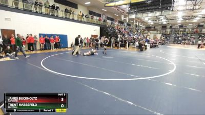 150 lbs Quarterfinal - James Buckholtz, Hayward vs Trent Nabbefeld, Freedom