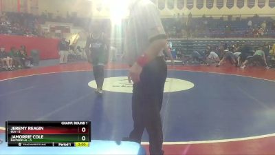 190 lbs Round 1 (16 Team) - Jeremy Reagin, Ola vs Jamorrie Cole, Eastside Hs