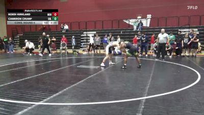 149 lbs Cons. Round 6 - Cameron Crump, NWCA - Life vs Boedi Kirkland, Montreat College