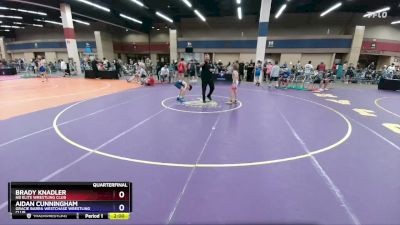 83 lbs Quarterfinal - Brady Knadler, NB Elite Wrestling Club vs Aidan Cunningham, Gracie Barra Westchase Wrestling Club