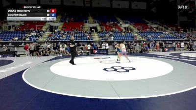 120 lbs Champ. Rd Of 128 - Lucas Restrepo, NC vs Cooper Blair, ME