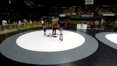 85 lbs Semis - Cristian Perez vs Julian Palafox, Southwest Stallions Wrestling Club