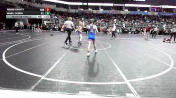 82 lbs Quarterfinal - Reese Crotty, Hammerin Hawks WC vs Marli Cobbs, Belleville Little Devils