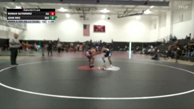 157 lbs Semis & 3rd Wb (16 Team) - Roman Gutierrez, Fresno City College vs John Reg, Santa Rosa Junior College