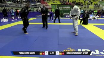 Romeu Patrick Gabriel Mendes vs Thomaz Bonfim Adolfo 2025 Brasileiro Jiu-Jitsu IBJJF