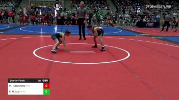 70 lbs Quarterfinal - Maddox Rasavong, Poteau Youth Wrestling Academy vs Ely Huizar, Marlow Outlaws