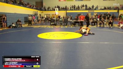 102 lbs Semifinal - Casen McAlister, Lawrence Elite Wrestling Club vs Levi Schmidt, Brawlers Wrestling Club