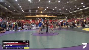 145 lbs Cons. Round 2 - Brecken Crist-Funk, KS vs Liam Gatlin, TX
